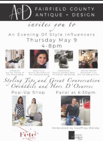 Will You Join Me on 5/9 for a night of Decoration and Design